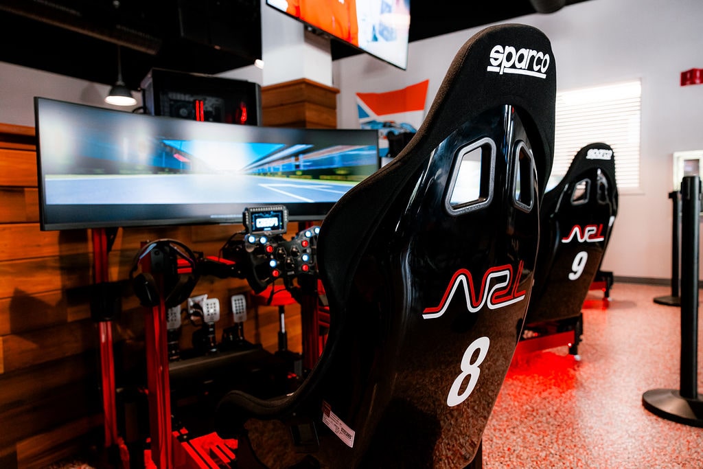 A full pod set up at Apex Racing Lab