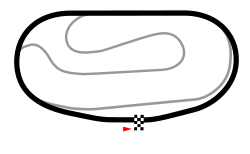 Outline of Rockingham's track map