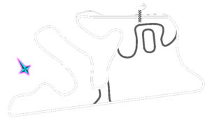 Outline of the KymiRing's track map